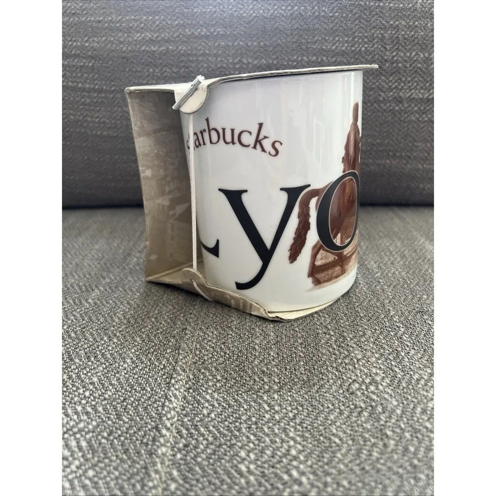 Starbucks Mug LYON France City Mug Collectors Series Rare HTF Made by Rastal